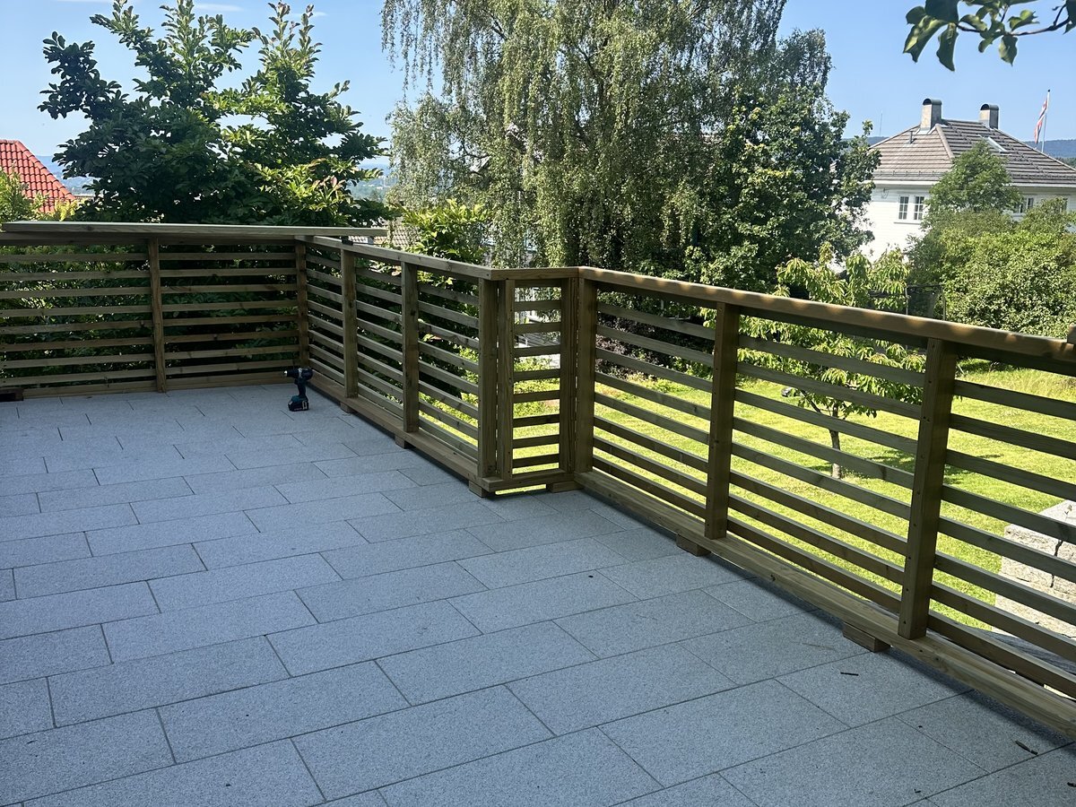 Terrasse, etter