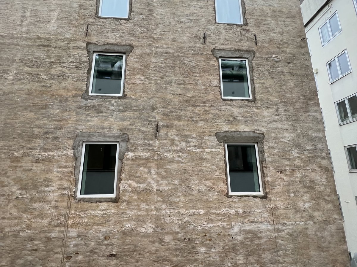Fasade, detalj, etter