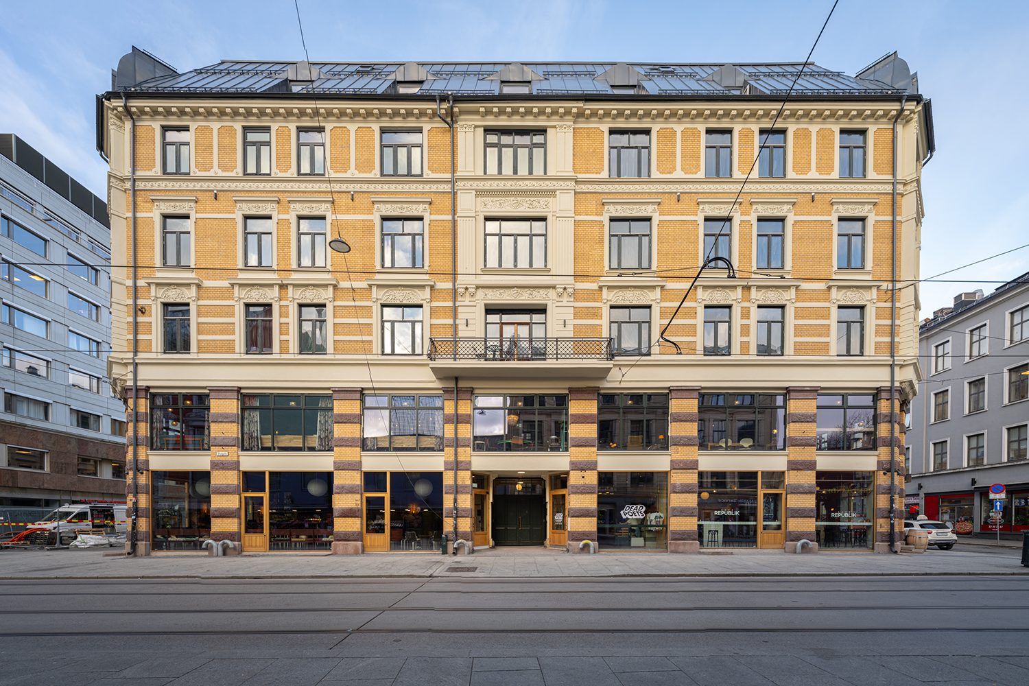Fasaden i Storgata 37 etter totalrehabilitering